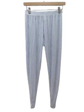 L.L. BEAN 100% Silk Baselayer Underwear Pants Light Pastel Blue Small Outdoor